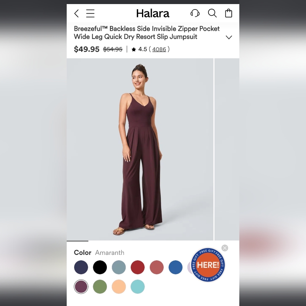 NIB Halara Jumpsuit